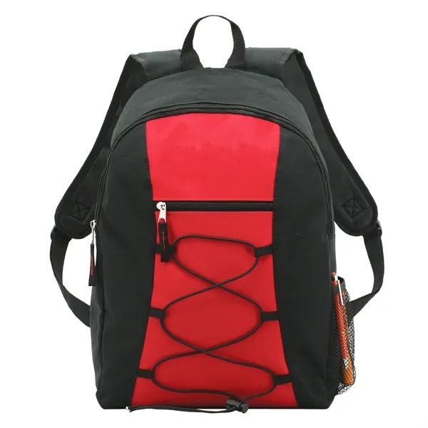 Backpack has elastic cord on the front, spacious main compartment and... from ASI 46755 Cosmo Promos