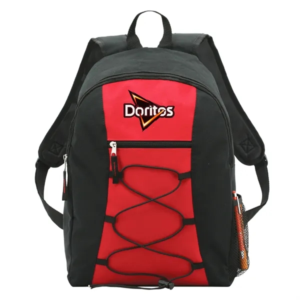 Backpack has elastic cord on the front, spacious main compartment and... from ASI 46755 Cosmo Promos
