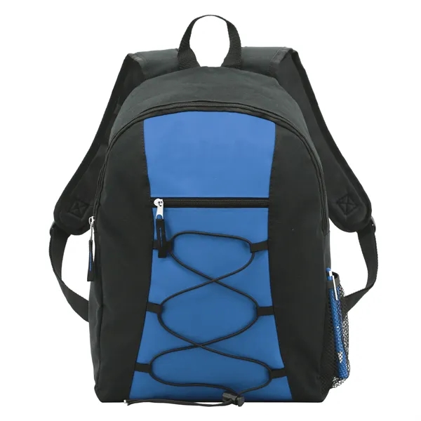 Backpack has elastic cord on the front, spacious main compartment and... from ASI 46755 Cosmo Promos