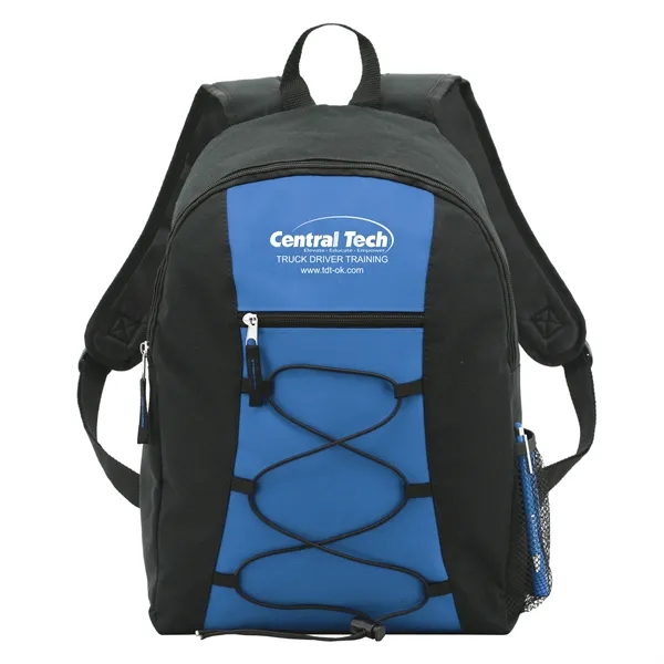 Backpack has elastic cord on the front, spacious main compartment and... from ASI 46755 Cosmo Promos