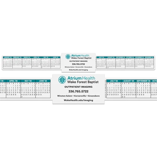 16" x 2" poly keyboard or monitor calendar with temporary adhesive... from ASI 44830 The Chest