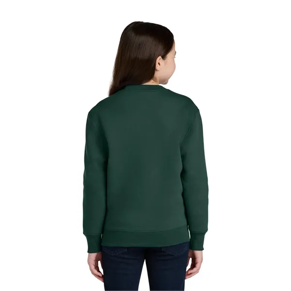 Port & Co Youth Core Fleece Crewneck Pocket Sweatshirt... from ASI 84863 SanMar