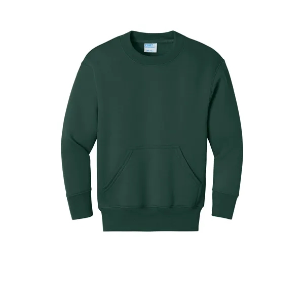 Port & Co Youth Core Fleece Crewneck Pocket Sweatshirt... from ASI 84863 SanMar