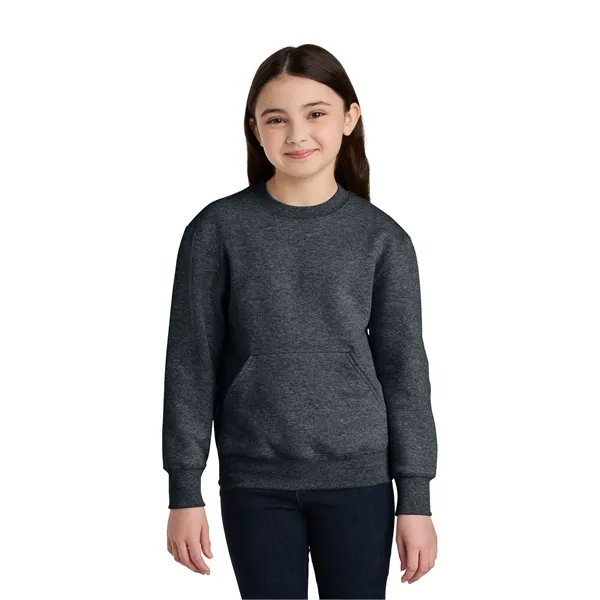 Port & Co Youth Core Fleece Crewneck Pocket Sweatshirt... from ASI 84863 SanMar