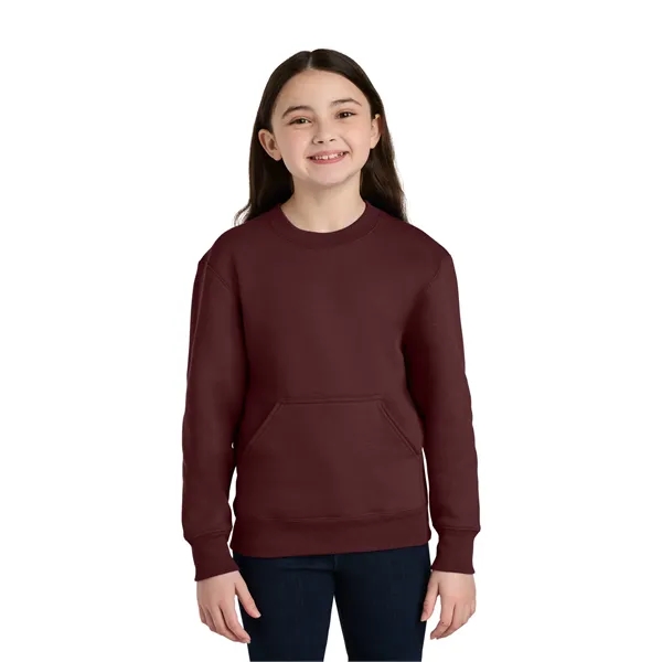 Port & Co Youth Core Fleece Crewneck Pocket Sweatshirt... from ASI 84863 SanMar