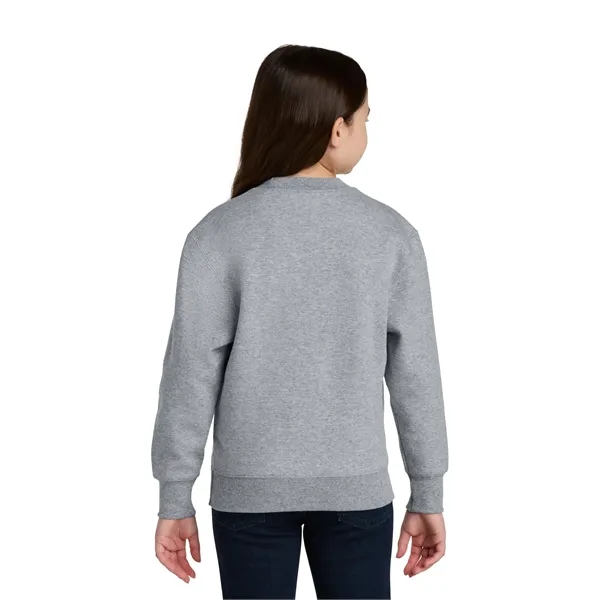 Port & Co Youth Core Fleece Crewneck Pocket Sweatshirt... from ASI 84863 SanMar