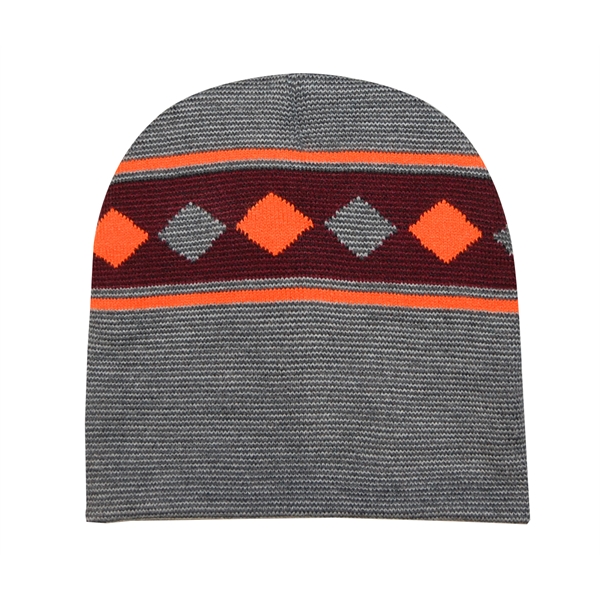 Made in the USA Jacquard Beanie.... from ASI 43456 CF Headwear