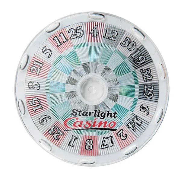 Clear, round coaster that measures 4" diameter with lenticular design that... from ASI 68190 Lungsal / Lungsal