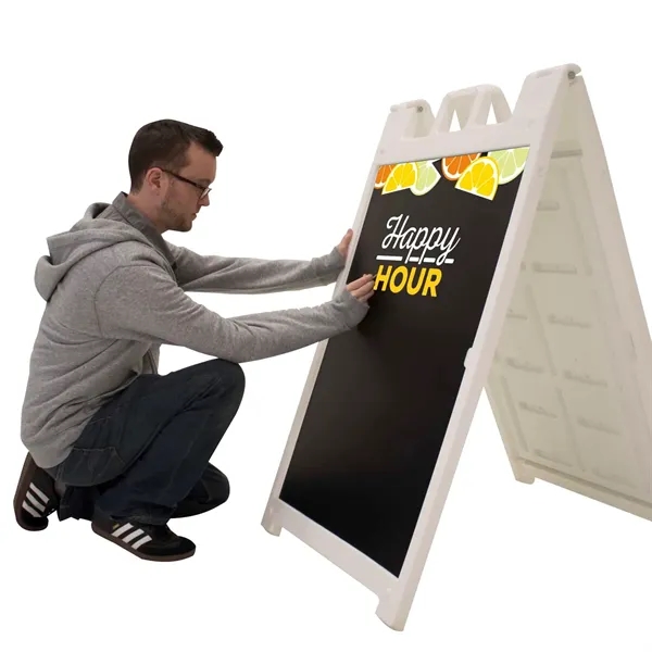 Constructed of durable plastic, this A-frame is maintenance-free and weather-resistant, making... from ASI 87188 Showdown Displays