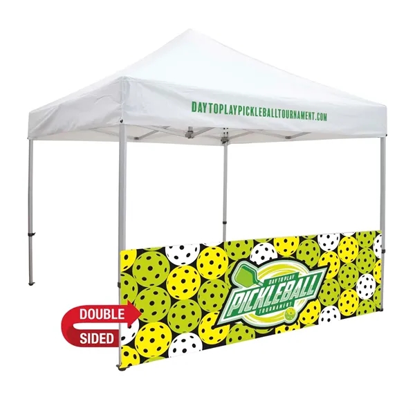 10' Elite tent half wall kit with double-sided, dye sublimated graphics.... from ASI 87188 Showdown Displays