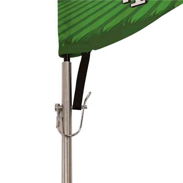 Lawn sign kit with 5' x 4' polyester sign with double... from ASI 87188 Showdown Displays