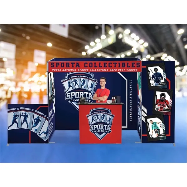 The Journey display attaches to frame, featuring eco-friendly dye-sublimated graphics and... from ASI 87188 Showdown Displays