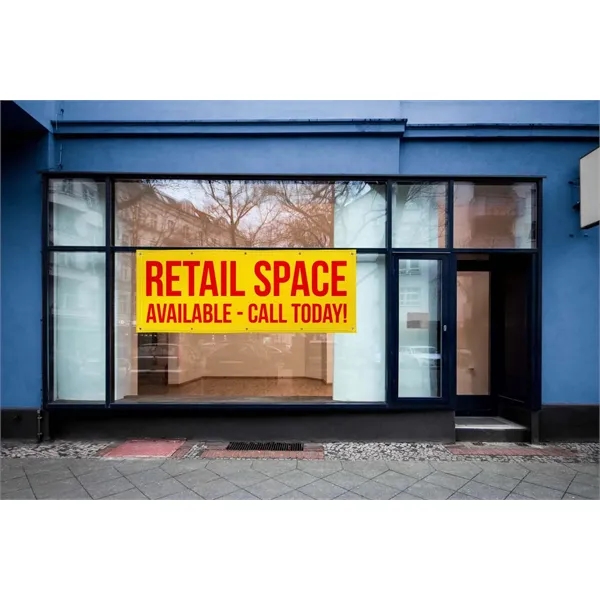 This lightweight and fade-resistant banner is great for indoor or outdoor... from ASI 87188 Showdown Displays