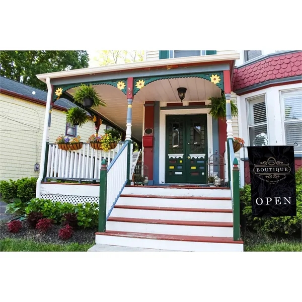 30" x 48" nylon garden flag with pole pocket, crossbar and... from ASI 87188 Showdown Displays