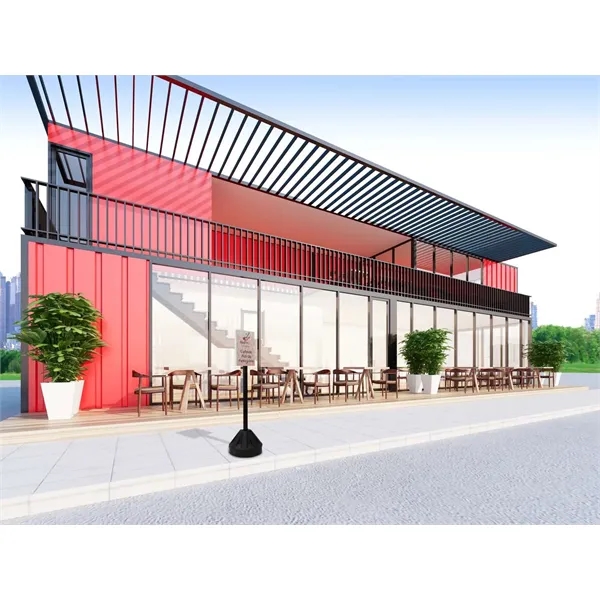 60" portable sign post kit with double-sided graphics, wheeled base and... from ASI 87188 Showdown Displays