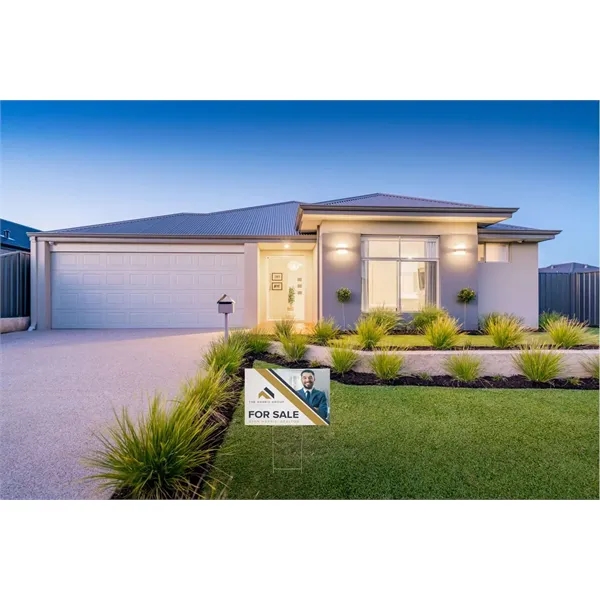 24" x 18" corrugated plastic sign with step stakes and full... from ASI 87188 Showdown Displays