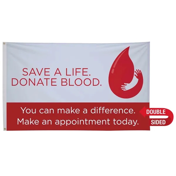 6' x 10' nylon flag with canvas heading, brass grommets and... from ASI 87188 Showdown Displays