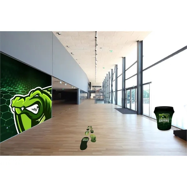 Set of 10 footprint-shaped decals made of textured matte vinyl with... from ASI 87188 Showdown Displays