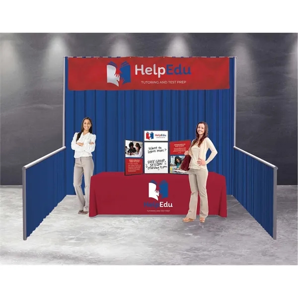 4' display with a dry-erase board on one side and loop... from ASI 87188 Showdown Displays