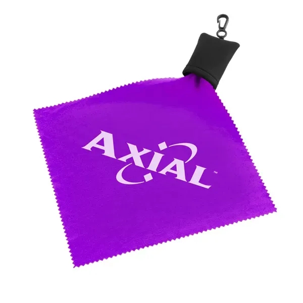 Single-sided microfiber cleaning cloth with antimicrobial coating for lenses, screens, optics... from ASI 88060 Snugz/USA Inc / Sweda®