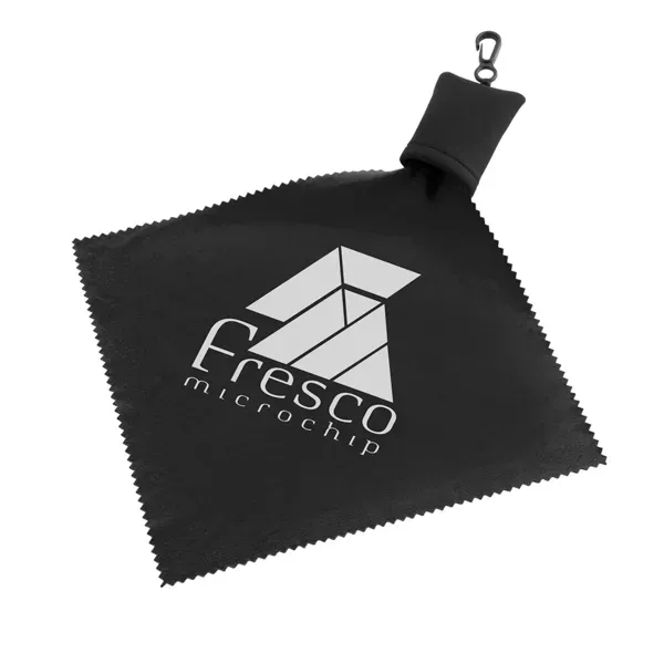 Single-sided microfiber cleaning cloth with antimicrobial coating for lenses, screens, optics... from ASI 88060 Snugz/USA Inc / Sweda®