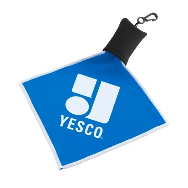 7 5/8" x 1 13/15" microfiber cleaning cloth with antimicrobial coating... from ASI 88060 Snugz/USA Inc / Sweda®