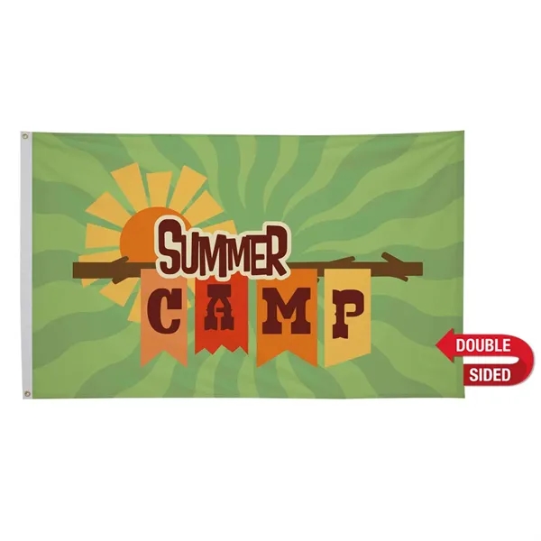 3' x 5' polyester flag with canvas heading, brass grommets and... from ASI 87188 Showdown Displays