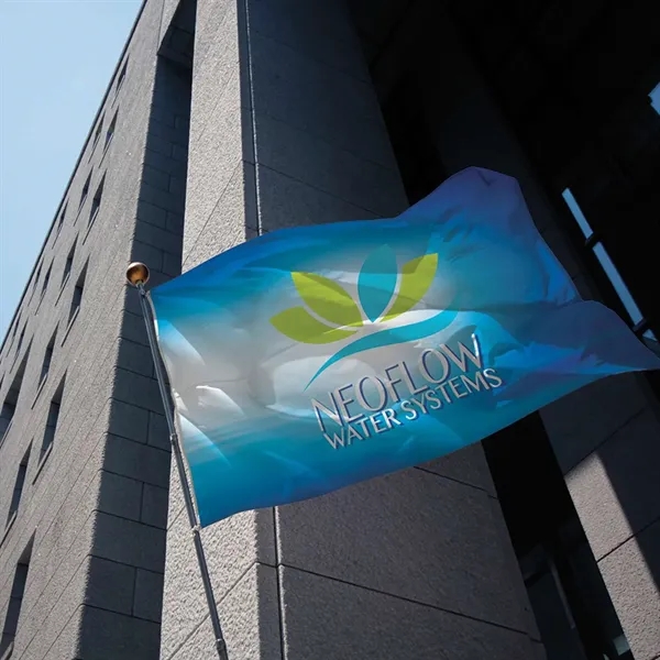 3' x 5' polyester flag with canvas heading, brass grommets and... from ASI 87188 Showdown Displays