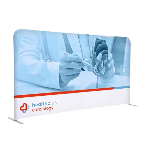 8'W x 54"H straight wall kit with double-sided graphics on the... from ASI 87188 Showdown Displays