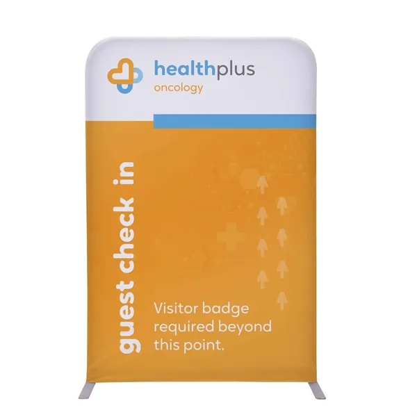 3'W x 54"H straight wall kit with double-sided graphics on the... from ASI 87188 Showdown Displays