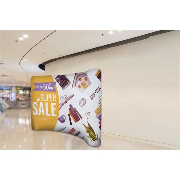 10' floor display kit with double sided banner, tubular frame, shock... from ASI 87188 Showdown Displays