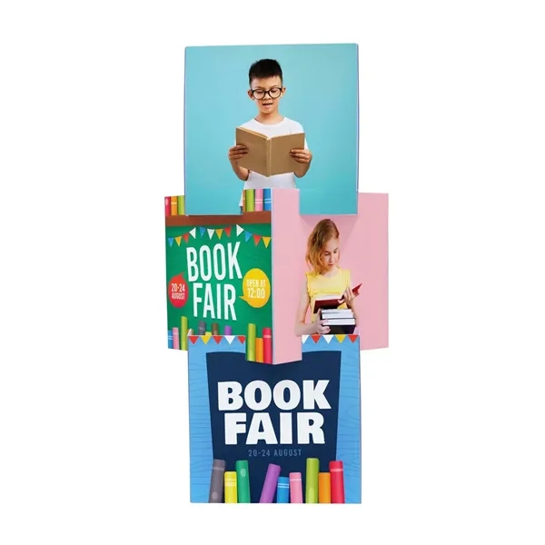 This display features three stackable cube-shaped pieces that are easy to... from ASI 87188 Showdown Displays