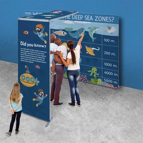 Elevate your space by adding an overhead SEG panel to your... from ASI 87188 Showdown Displays