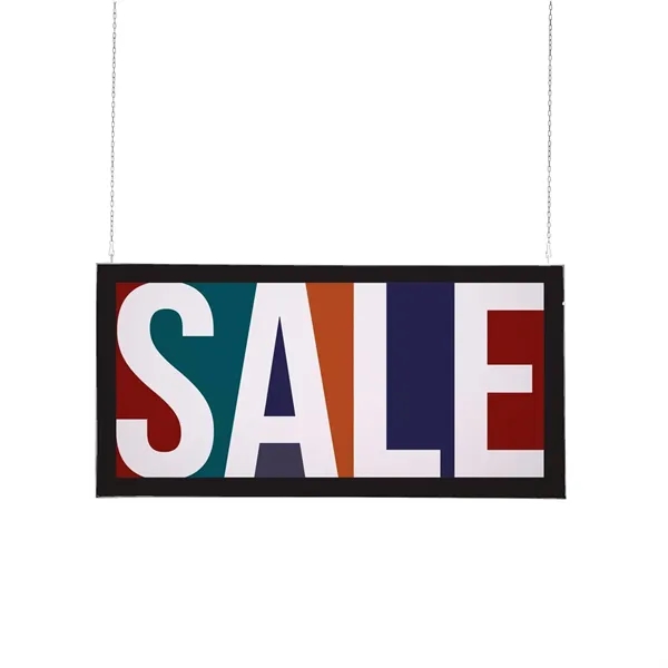 Put your brand overhead! This ceiling-mounted kit features vibrant graphics that... from ASI 87188 Showdown Displays