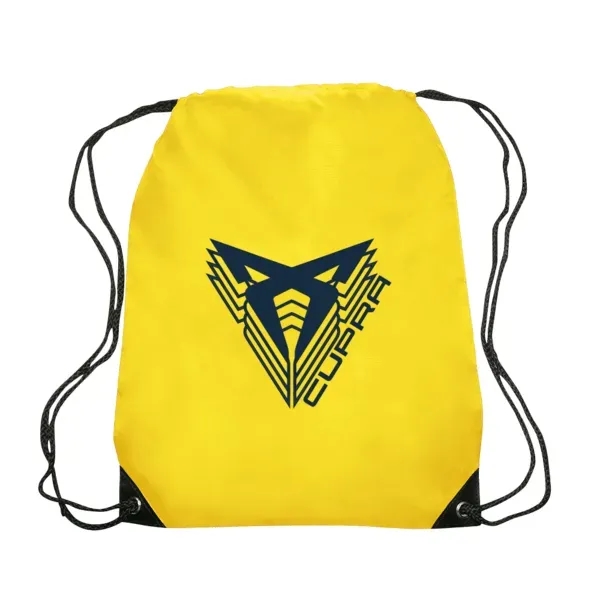 14" x 18" drawstring bag with black trim.... from ASI 88060 Snugz/USA Inc