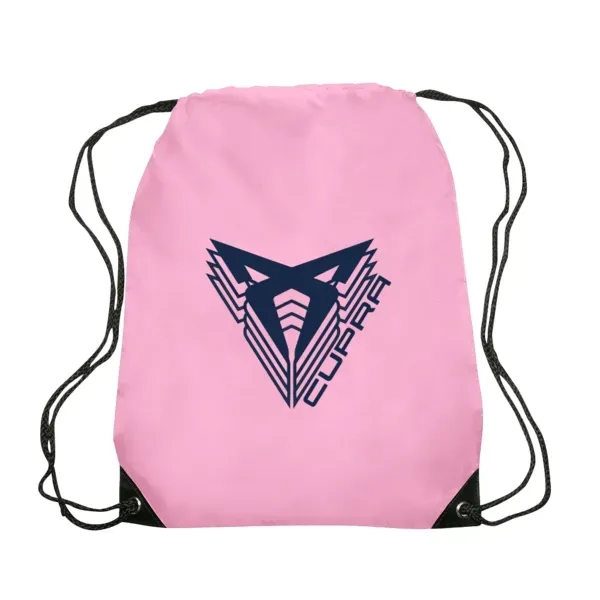 14" x 18" drawstring bag with black trim.... from ASI 88060 Snugz/USA Inc