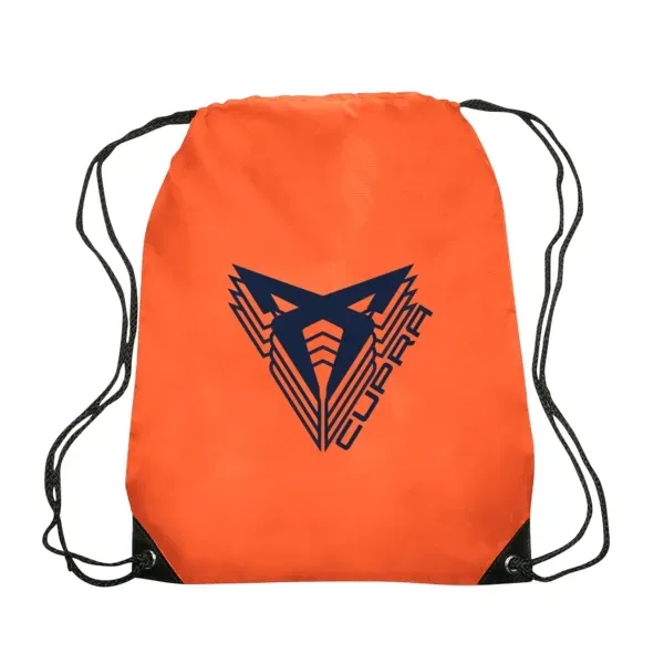 14" x 18" drawstring bag with black trim.... from ASI 88060 Snugz/USA Inc