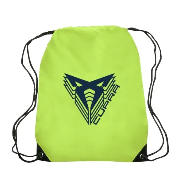 14" x 18" drawstring bag with black trim.... from ASI 88060 Snugz/USA Inc