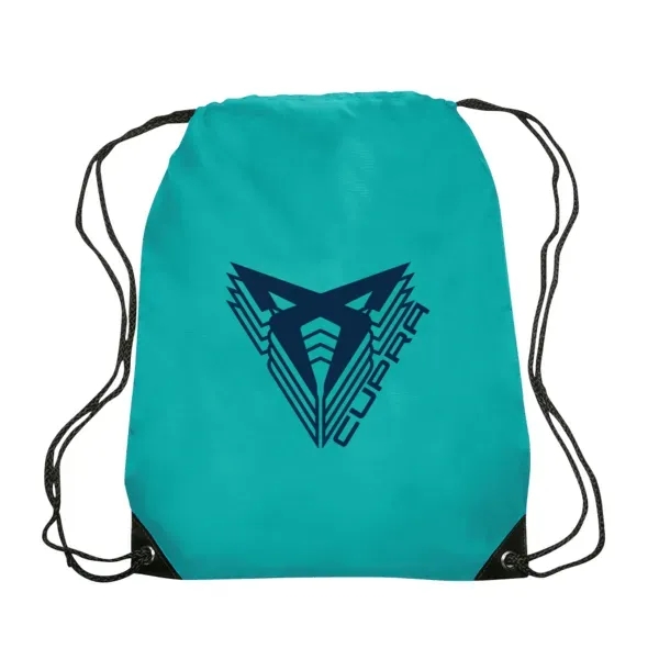 14" x 18" drawstring bag with black trim.... from ASI 88060 Snugz/USA Inc