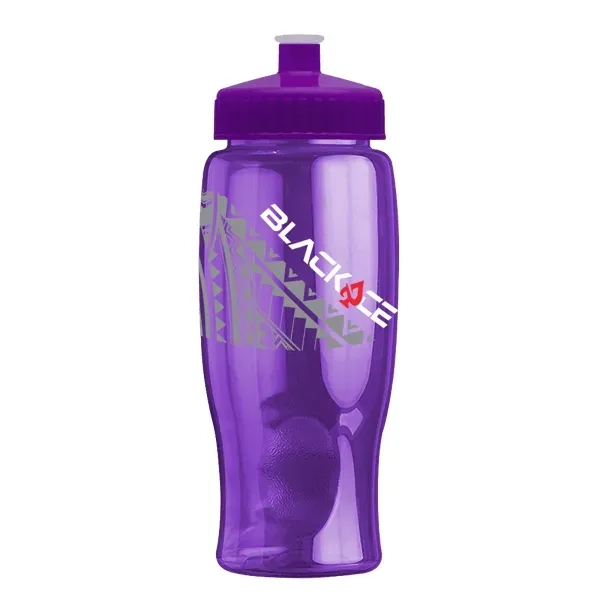 27 oz. transparent sports bottle with push-lid lid.... from ASI 88060 Snugz/USA Inc