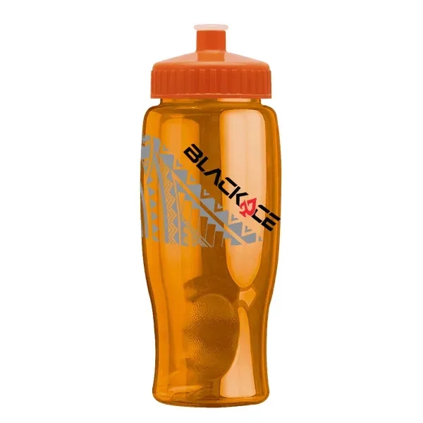 27 oz. transparent sports bottle with push-lid lid.... from ASI 88060 Snugz/USA Inc