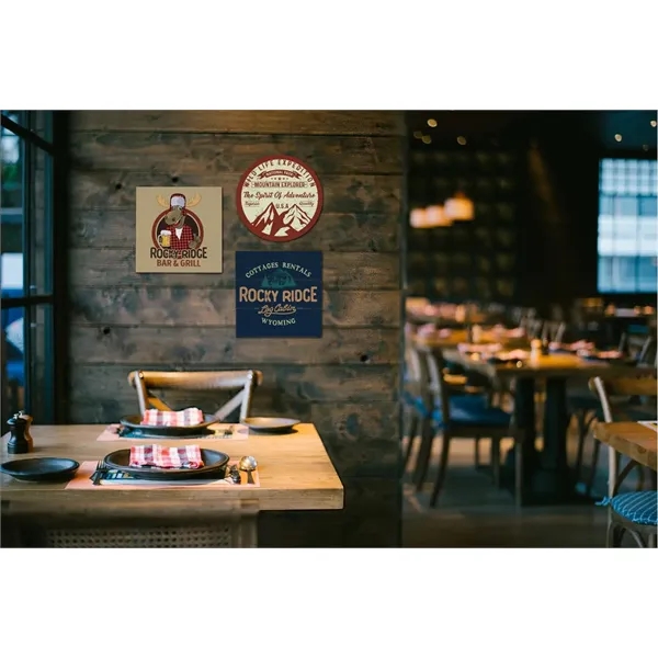 Add the rustic look of wood to a wall with this... from ASI 87188 Showdown Displays