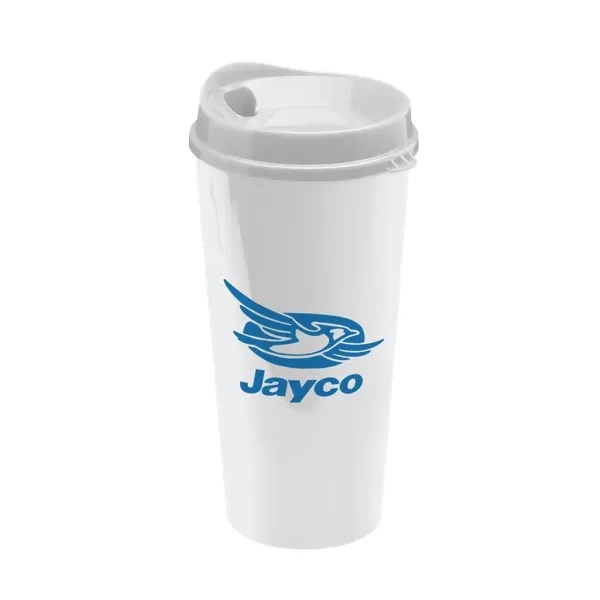 20 oz, double wall insulated travel tumbler with sip-through lid.... from ASI 88060 Snugz/USA Inc