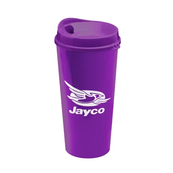20 oz, double wall insulated travel tumbler with sip-through lid.... from ASI 88060 Snugz/USA Inc
