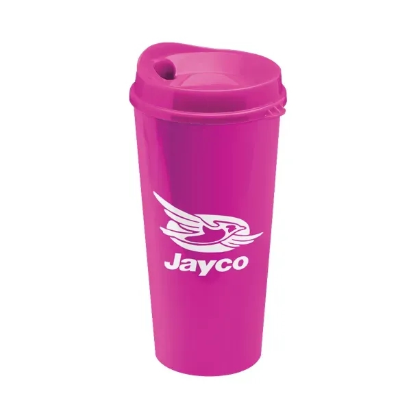 20 oz, double wall insulated travel tumbler with sip-through lid.... from ASI 88060 Snugz/USA Inc