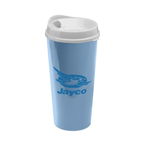 20 oz, double wall insulated travel tumbler with sip-through lid.... from ASI 88060 Snugz/USA Inc