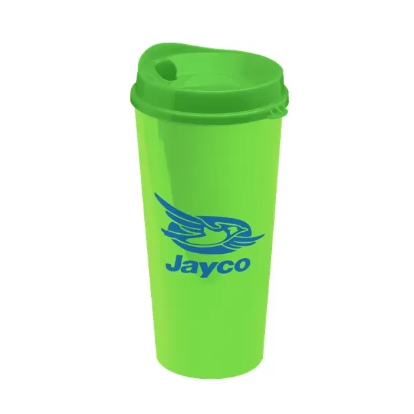 20 oz, double wall insulated travel tumbler with sip-through lid.... from ASI 88060 Snugz/USA Inc