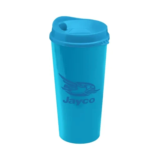 20 oz, double wall insulated travel tumbler with sip-through lid.... from ASI 88060 Snugz/USA Inc