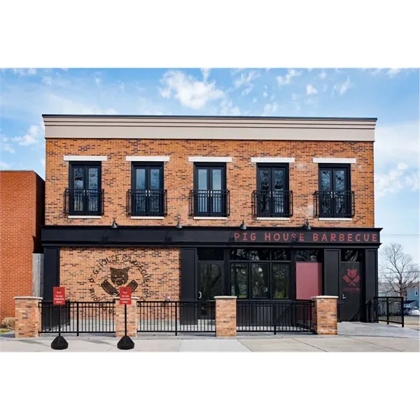 60" portable sign post kit with single-sided graphics, wheeled base and... from ASI 87188 Showdown Displays