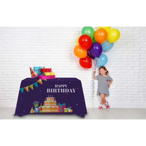 4' table throw with 3 sides and antimicrobial properties for added... from ASI 87188 Showdown Displays